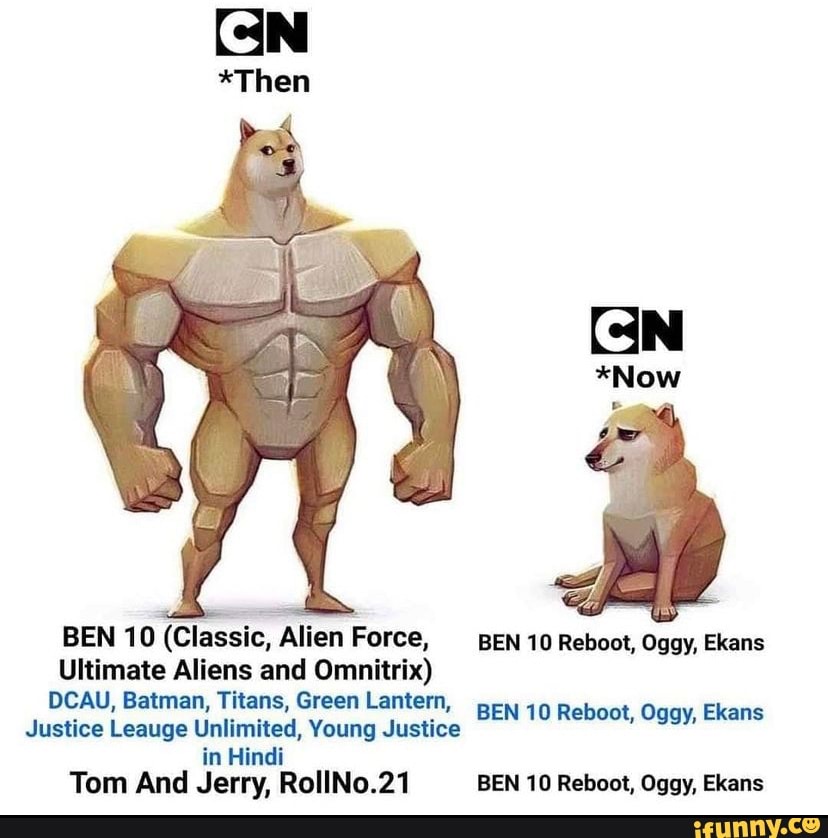 Then *Now BEN 10 (Classic, Alien Force, BEN 10 Reboot, Oggy, Ekens Ultimate  Aliens and