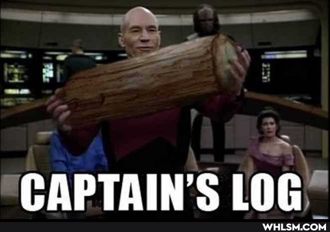 CAPTAIN'S LOG*