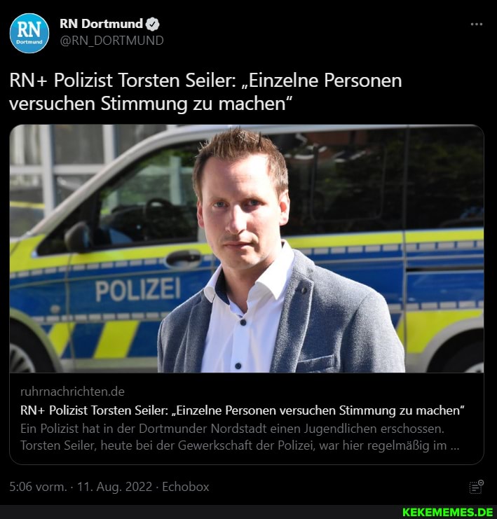 RN RN Dortmund @ ti RN+ Polizist Torsten Seiler: ,Einzelne Personen versuchen St