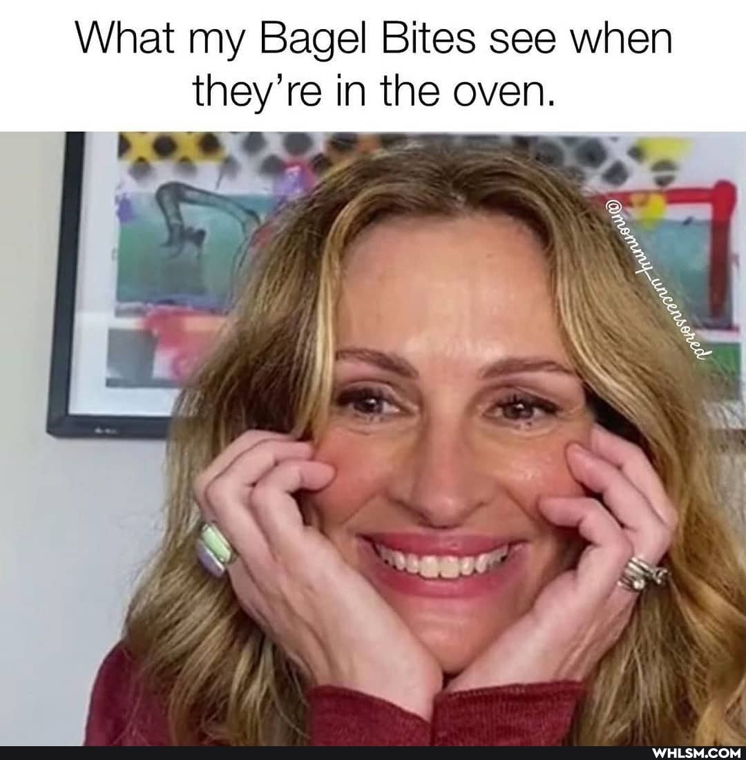 What my Bagel Bites see when they're in the oven.