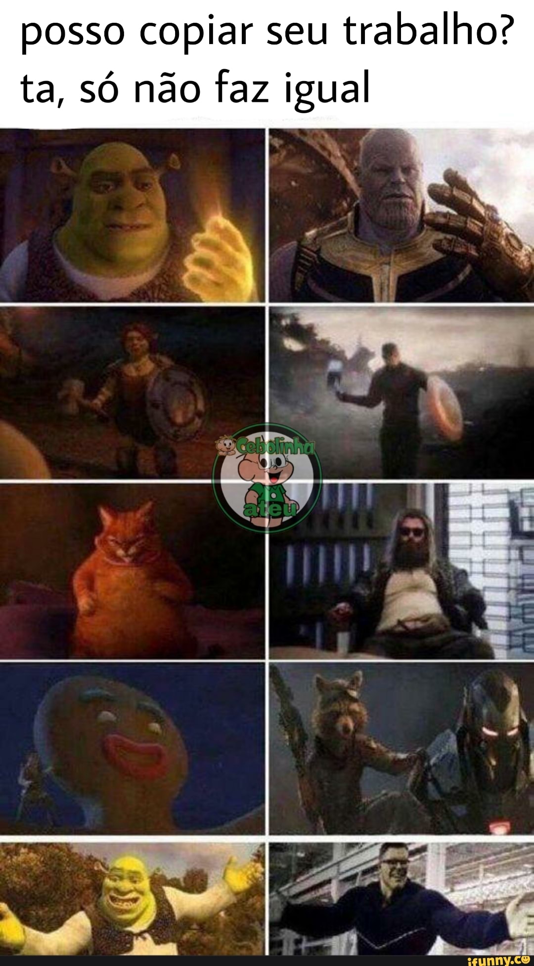 posso copiar seu
trabalho?
ta, só não faz igual