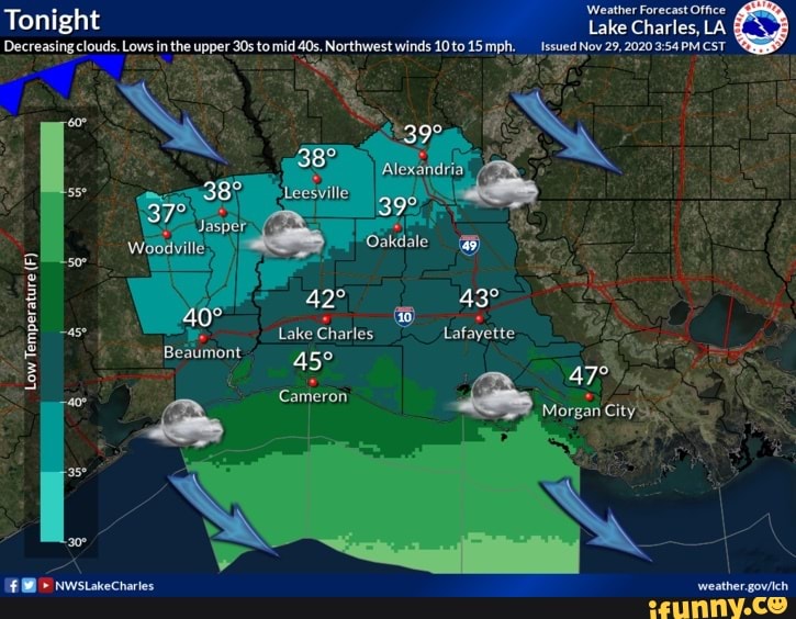 lake charles weather forecast office