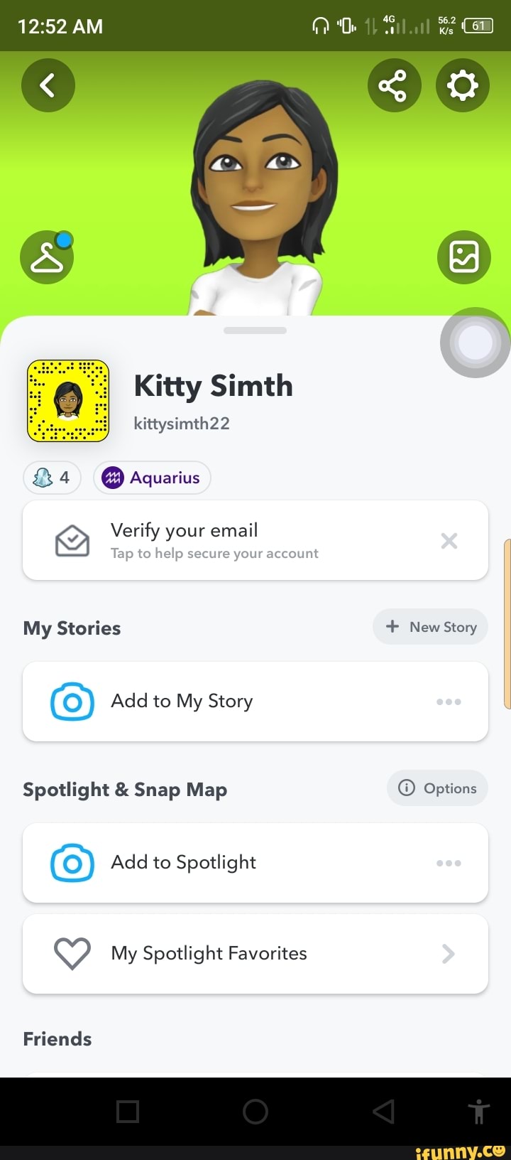 AM Kitty Simth kittysimth22 Aquarius Verify your email to help sacure