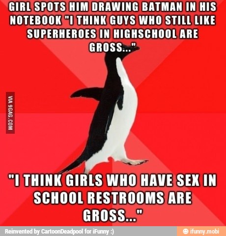 NOTEBOOK SI THINKIGUYS WHO STILL LIKE
SUPERHEROES IN HIGHSCHOOL ARE