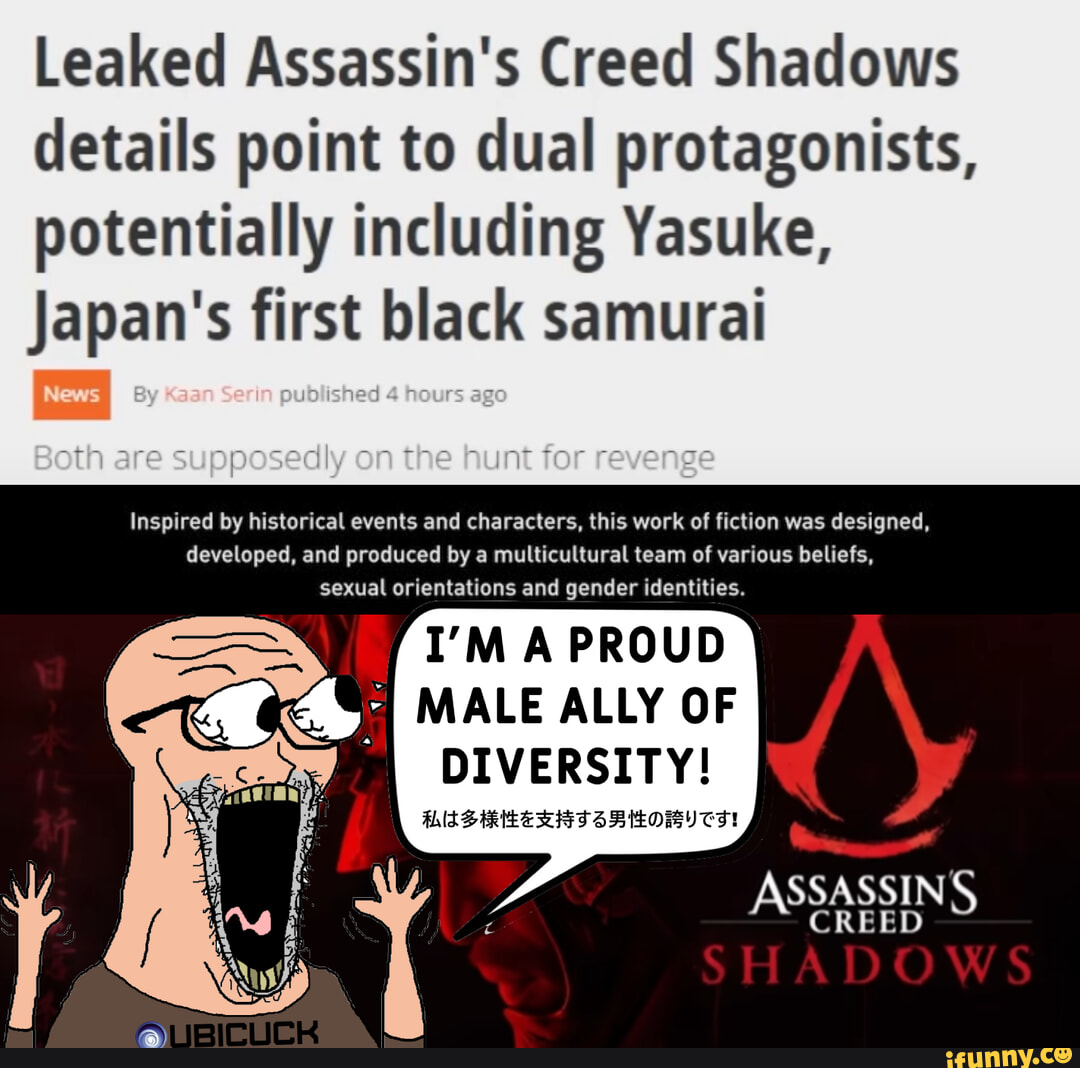 Assassinscreedshadows Memes Best Collection Of Funny Assassinscreedshadows Pictures On Ifunny 2137