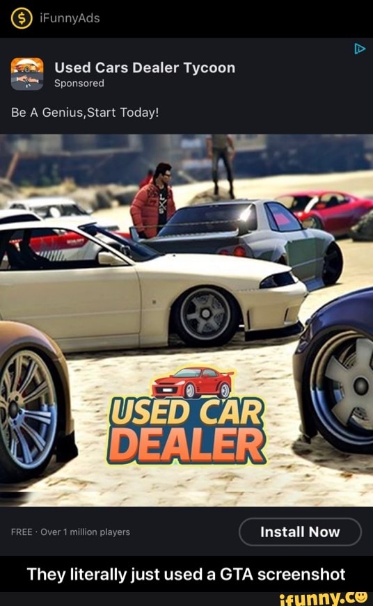 53) Used Cars Dealer Tycoon Sponsored Be A Genius, Start