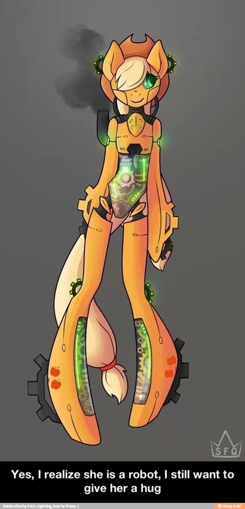 Yes, I realize she is a robot, I still want to give her a hug