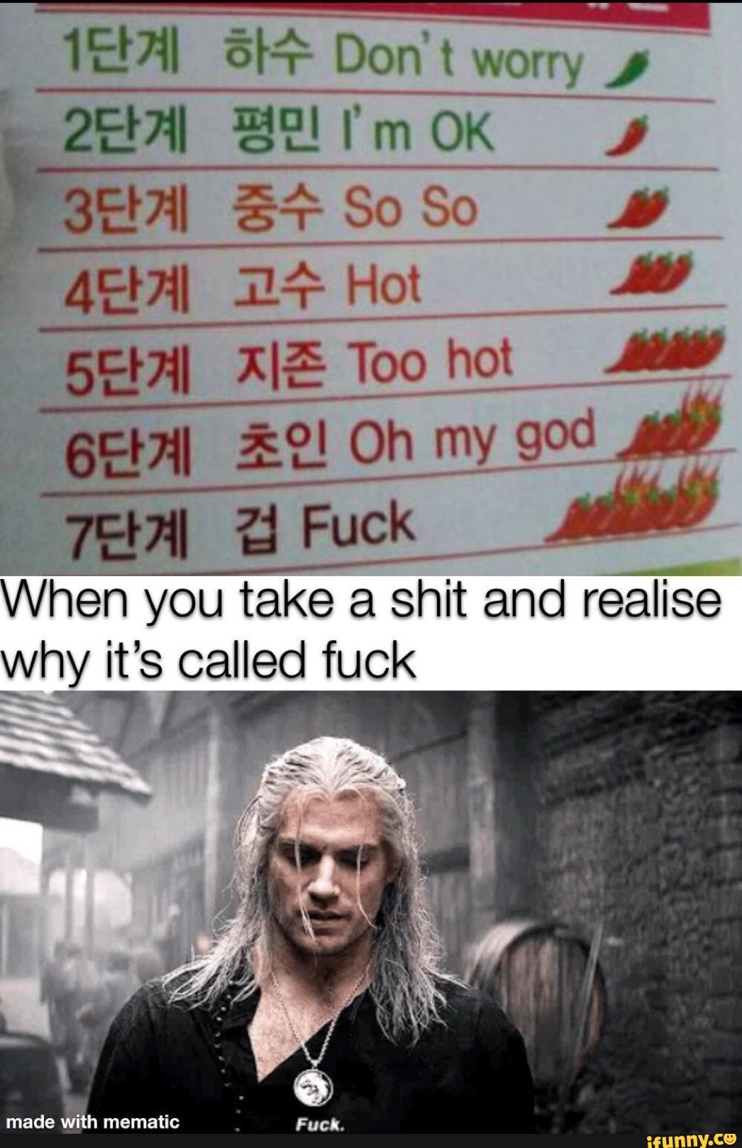Don't worry
2t7l BlimoK
Hot
Too hot
6et74I Oh my On! go
Fuck
When you take a shit and realise why it's called fuck
made with mematic