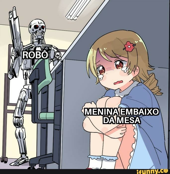 "MENINA EMBAIXO DAMESA