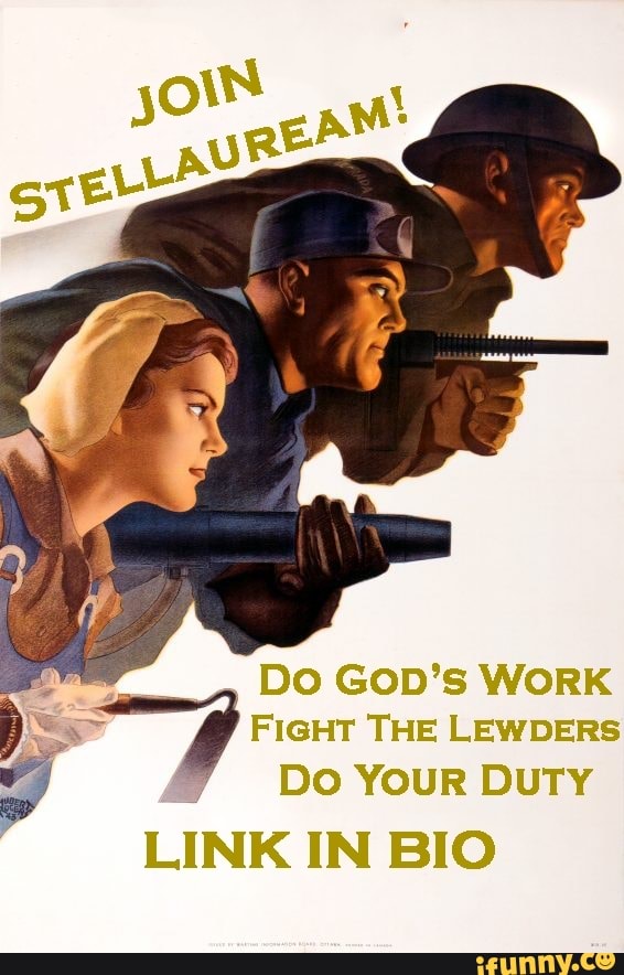 Do COD'S WORK FIGHT THE LEWDERS Do YOUR DUTY
LINK IN BIO