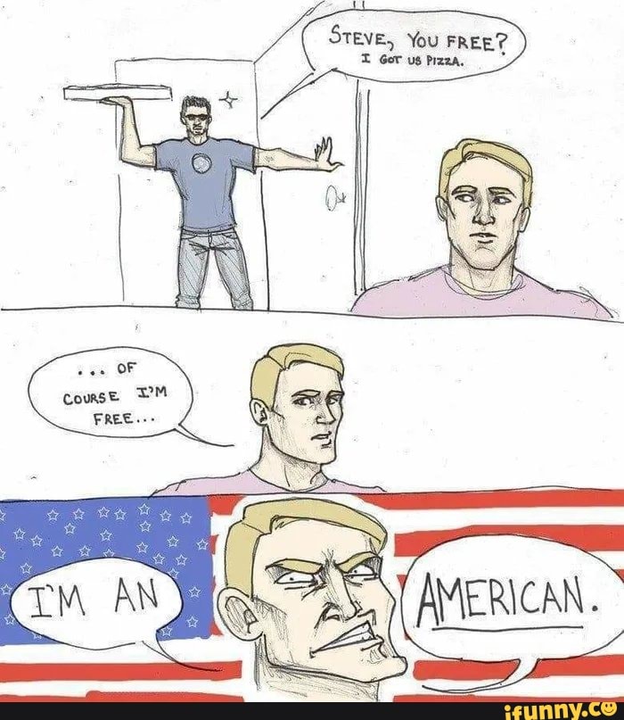 Steve, You FREE?
Gor us Przza.