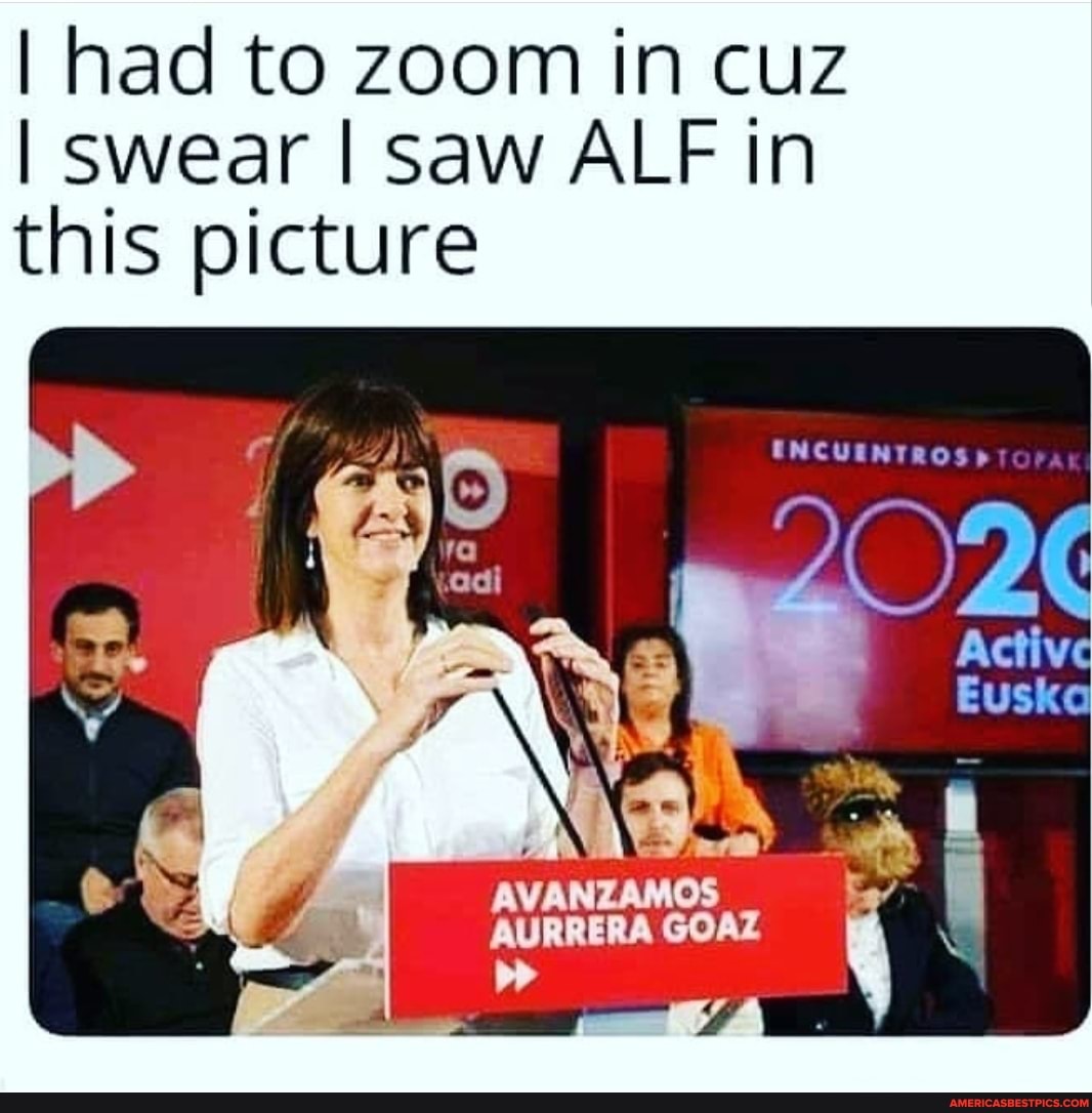 I had to zoom in cuz
I swear I saw ALF in
this picture
re