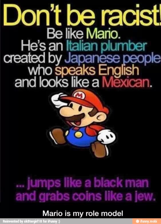 Dont be racist by
my