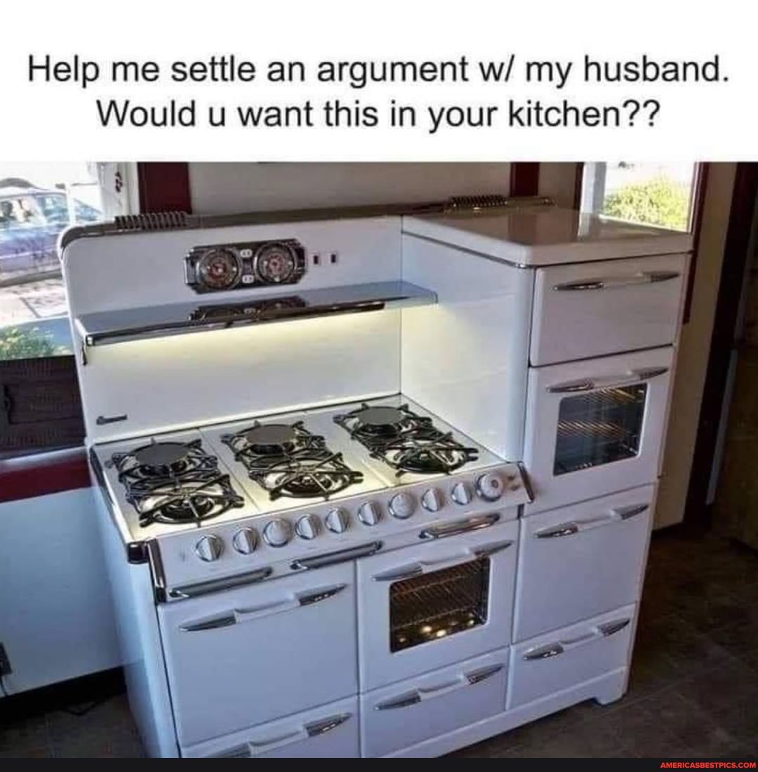 Help me settle an argument w/ my husband.
Would u want this in your kitchen??