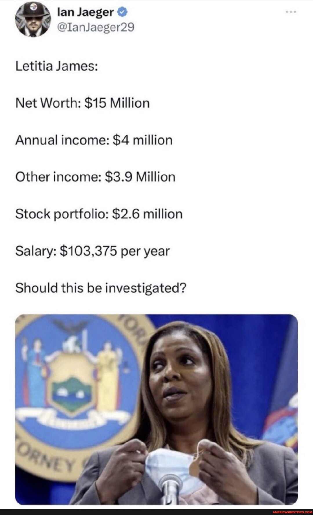 letitia james net worth 2025 Image 7
