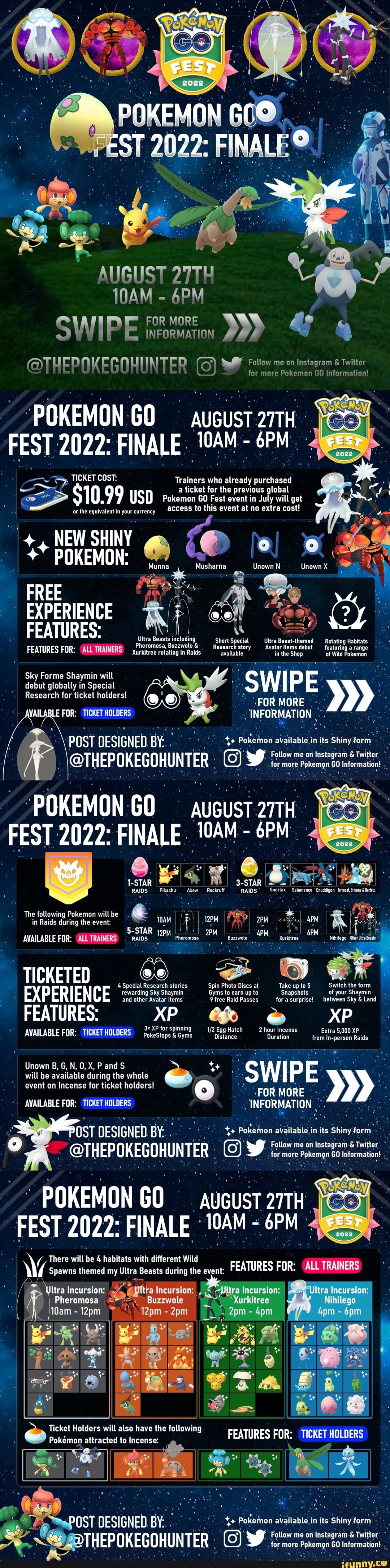 Four Ultra Beasts Coming To Pokemon GO Fest Finale Event