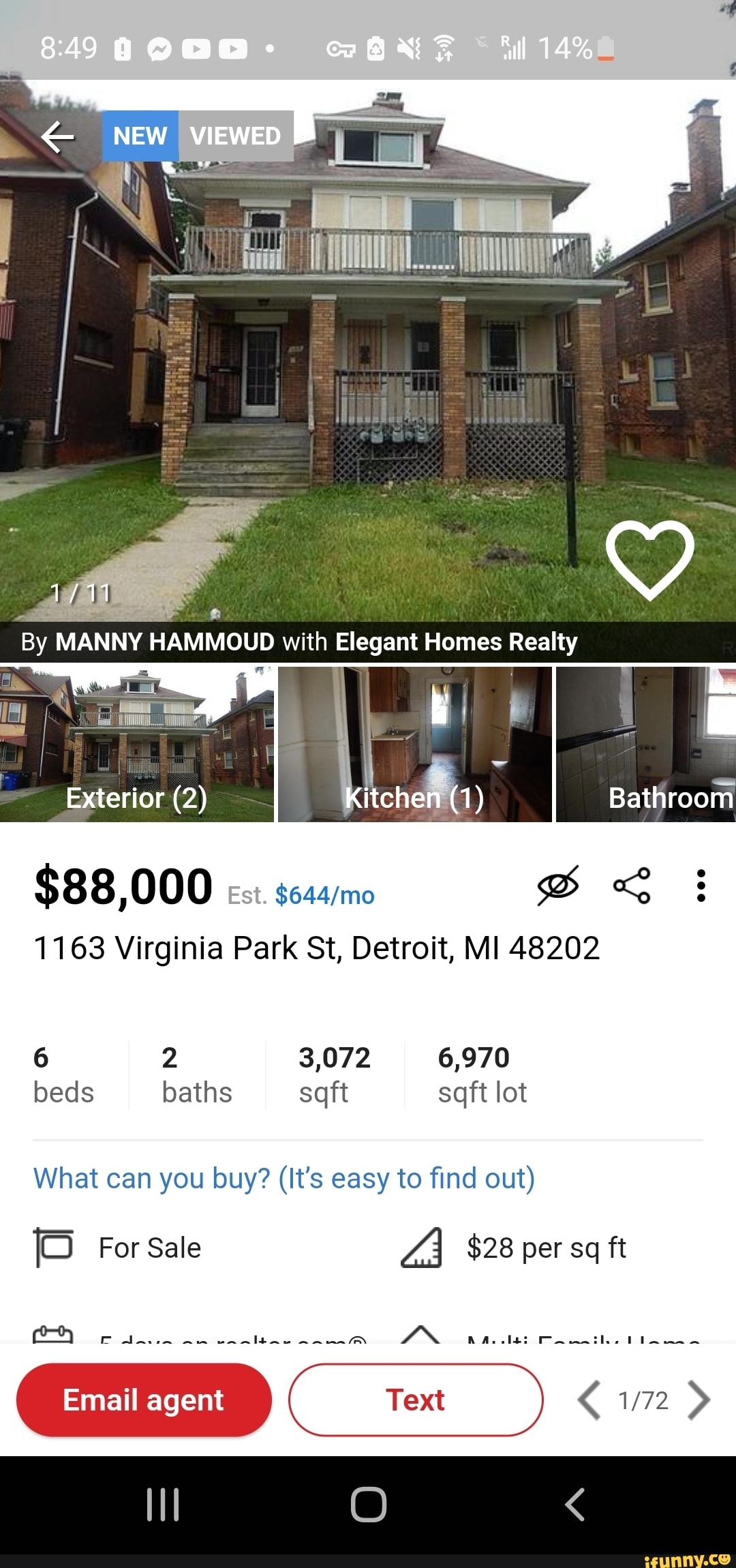 14 NEW VIEWED By MANNY HAMMOUD with Elegant Homes Realty Exterior (2