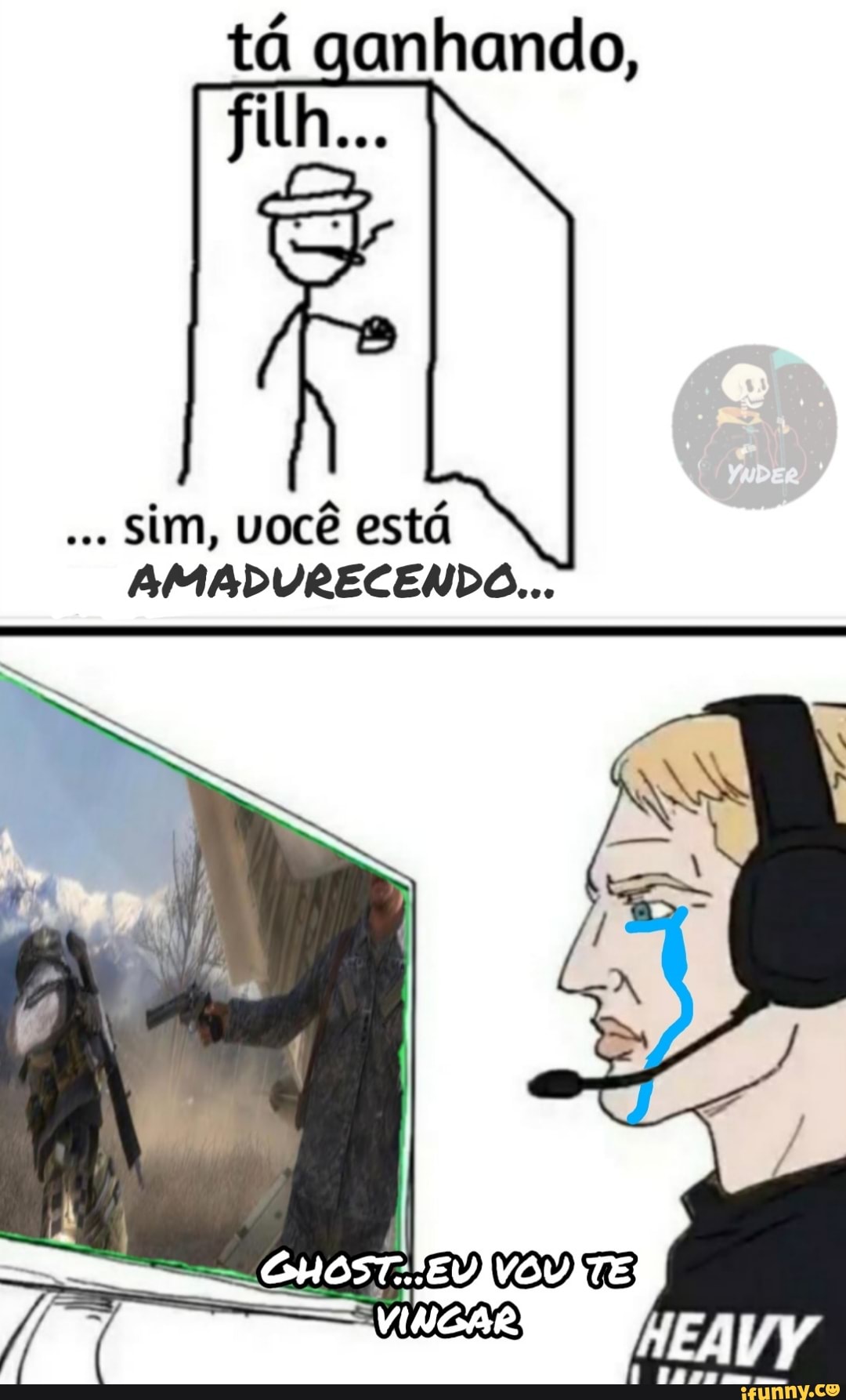 tá aanhando,
Sim, VOCÊ está
AMADURECENDO...