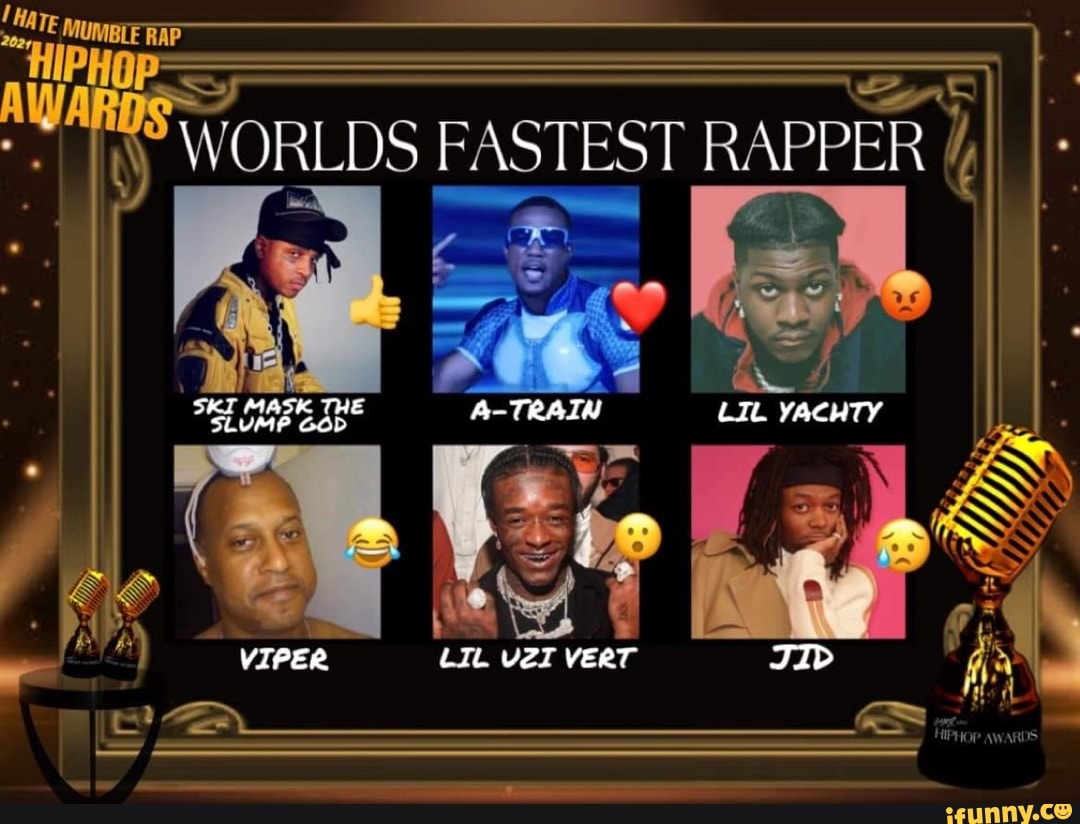 Te WORLDS FASTEST RAPPER SKI MASK THE SLUMP GOD VIPER VERT YACHTY SS