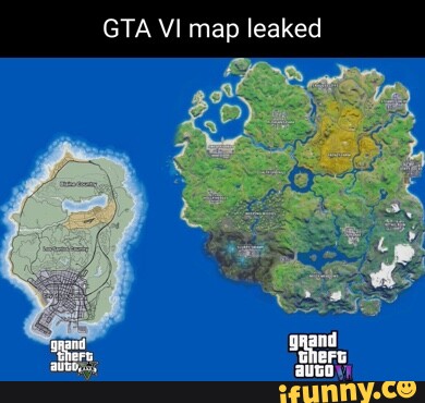 GTA VI map leaked - iFunny