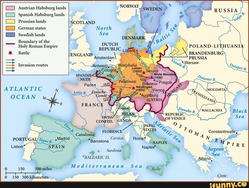 Austrian Habsburg Lands Spanish Habsburg Lands Prussian Lands German ...