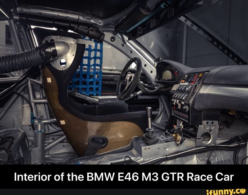 Interior of the BMW GTR Race Car - Interior of the BMW E46 M3 GTR Race ...