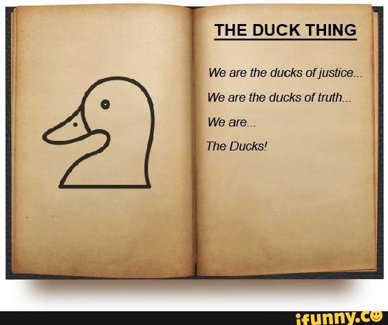 “The Duck Pledge”, performed annually at “The Duck Thing” - THE DUCK ...