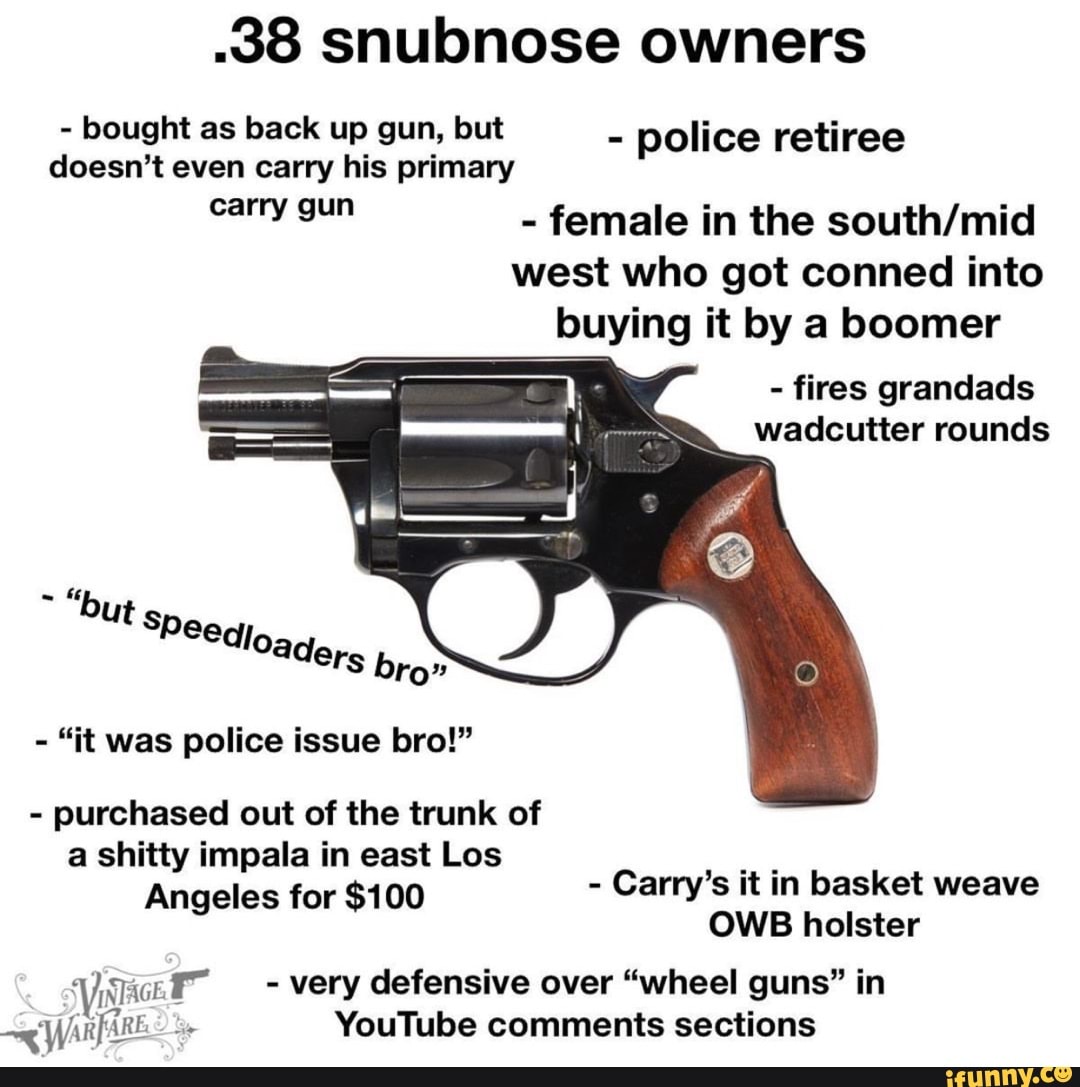 .38 Snubnose owners - bought as back up gun, but police retiree doesn't ...