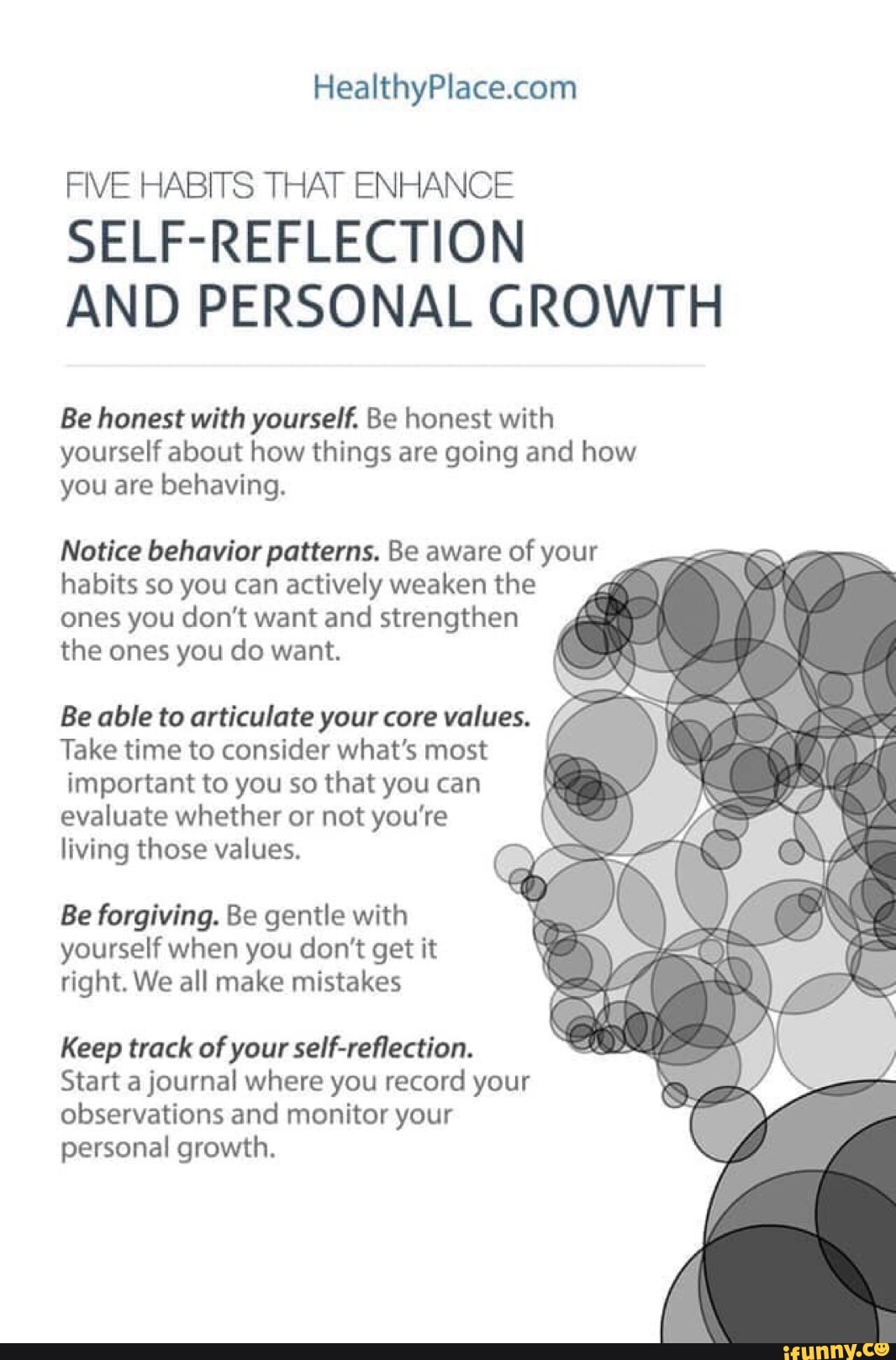 HealthyPlace.com FIVE HABITS THAT ENHANCE SELF-REFLECTION AND PERSONAL ...