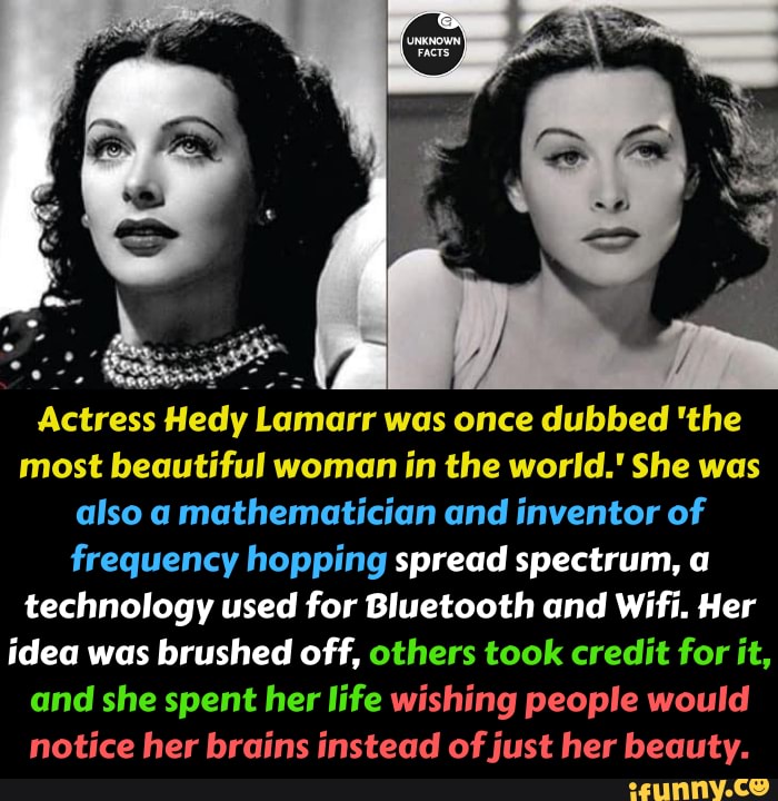 Actress Hedy Lamarr was once dubbed 'the most beautiful woman in the ...