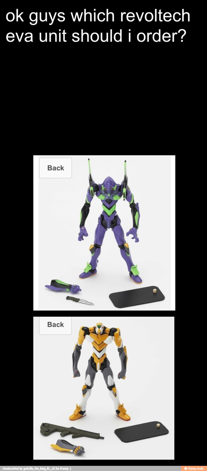 ok guys which revoltech
eva unit should i order?