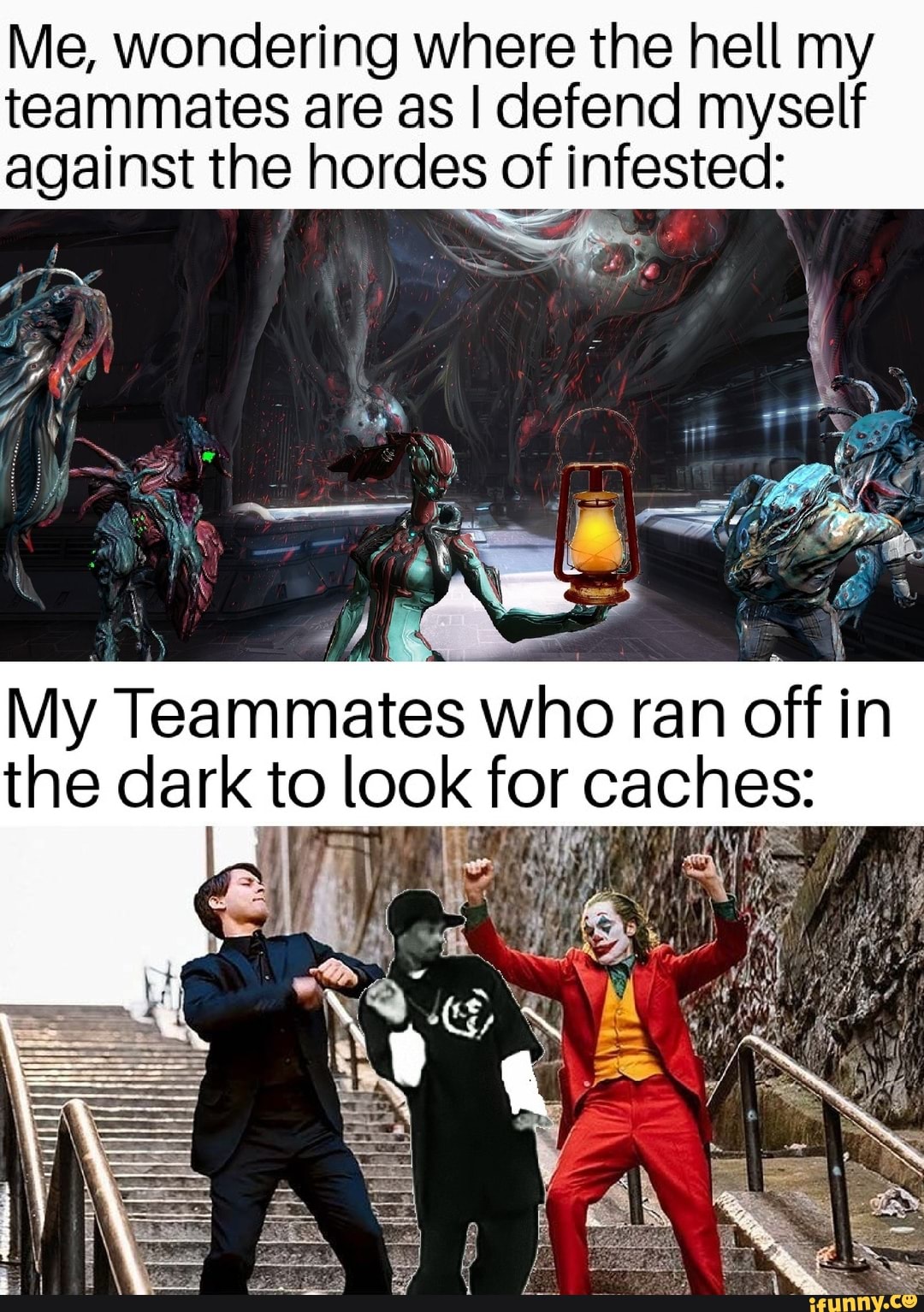 Me Wondering Where The Hell My Teammates Are As I Defend Myself