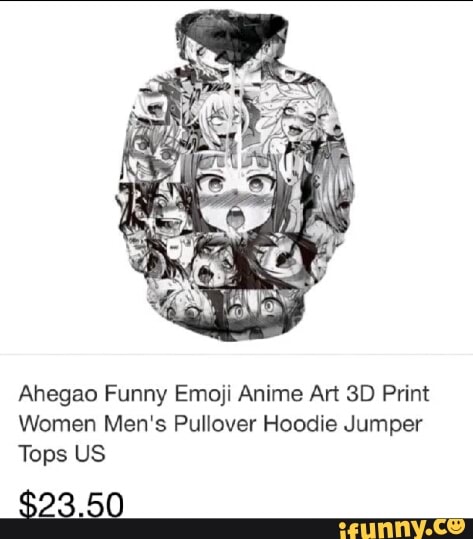 ahegao sweatshirt sauce