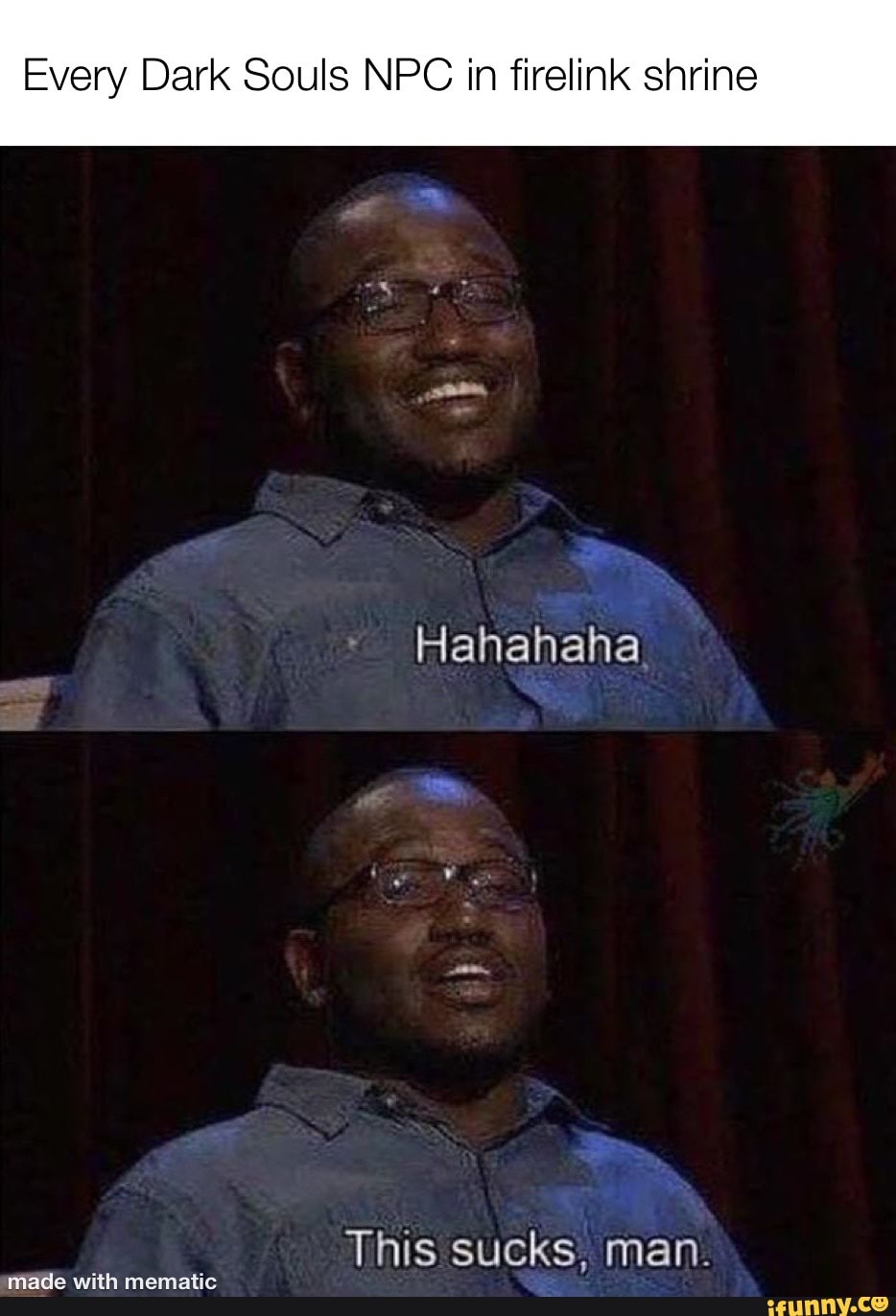 Every Dark Souls Npc In Firelink Shrine Hahahaha This Sucks Man