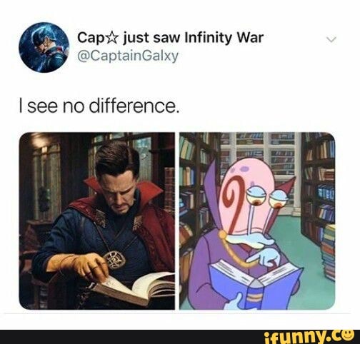 Caps just saw Intinity War
@CaptainGeby see no difference.