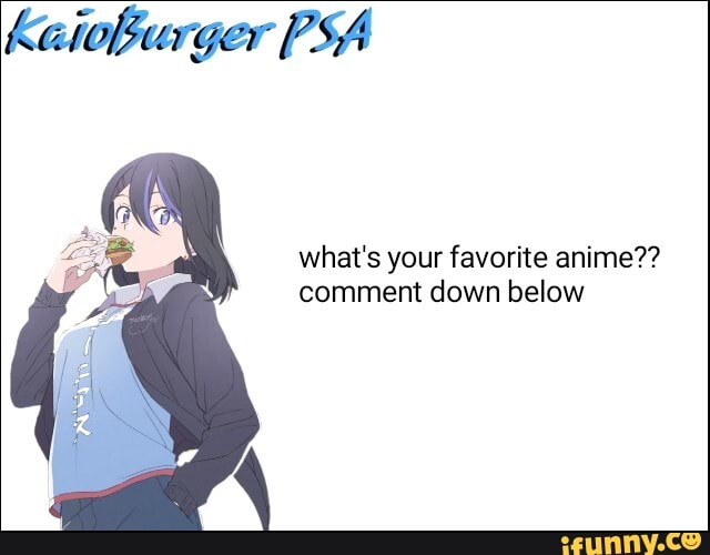 what's your favorite anime?? comment down below