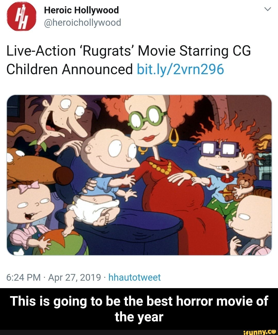 Live-Action ‘Rugrats’ Movie Starring CG Children Announced Bit.Iy ...