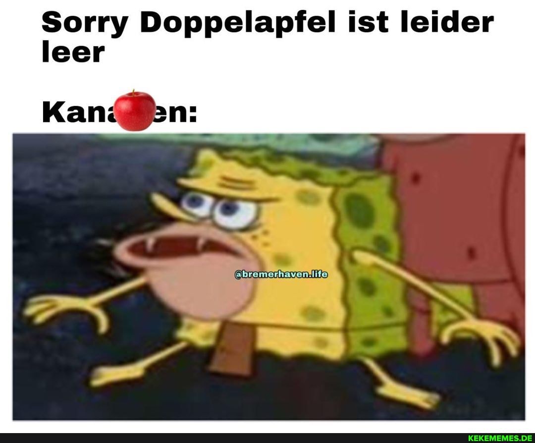 Sorry Doppelapfel ist leider leer