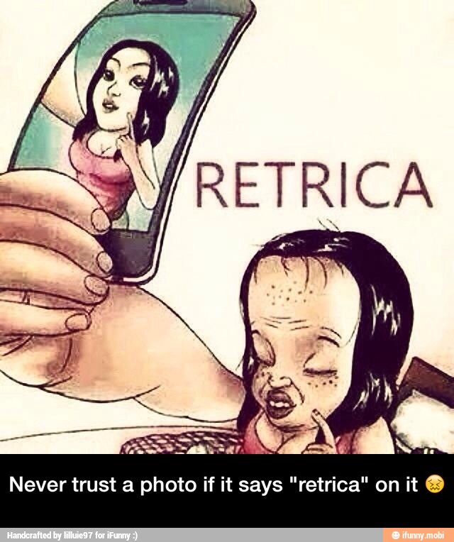 Never trust a photo if it says "retrica" on it Β© - Never trust a photo if it says "retrica" on it π
