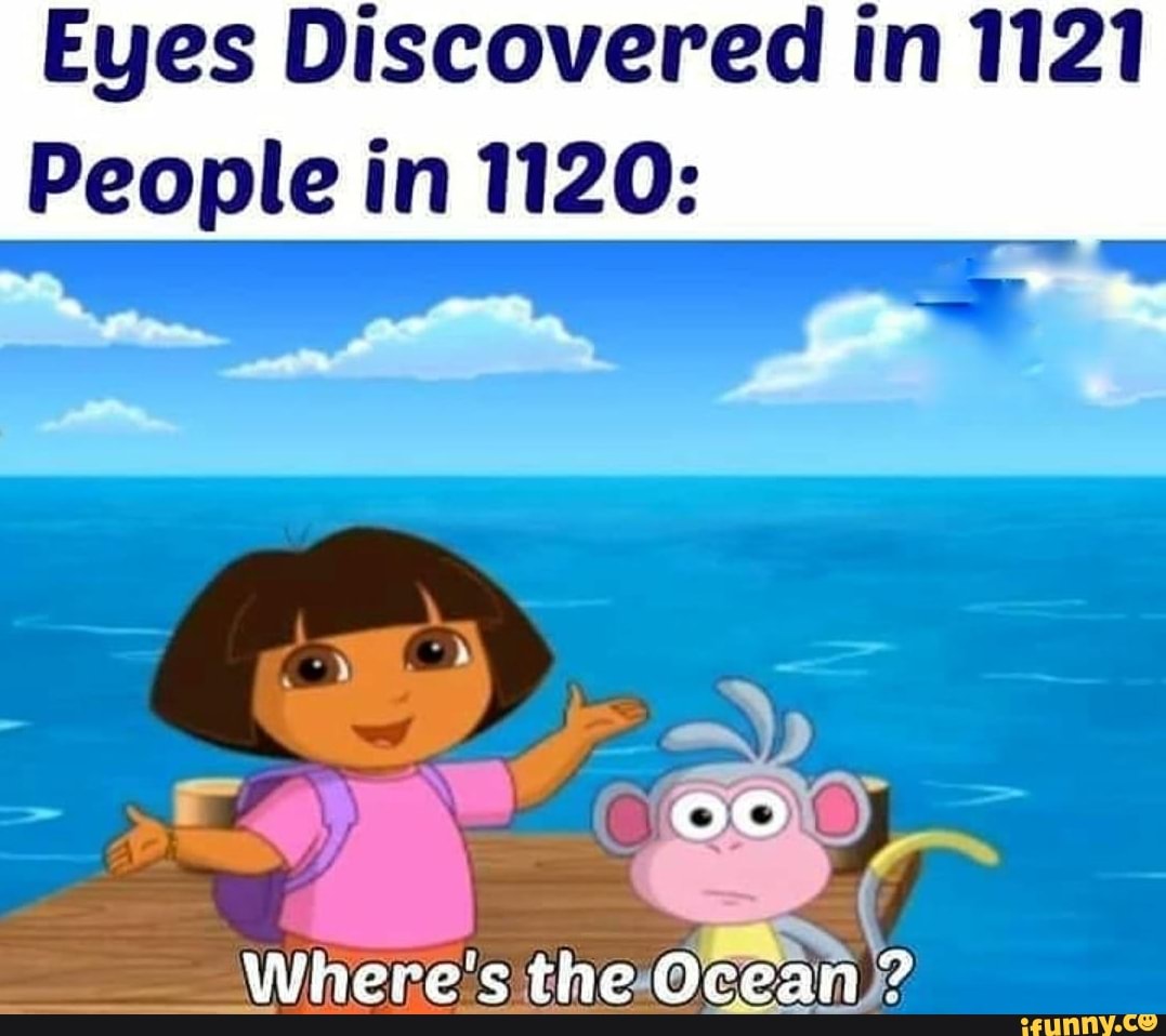 Eyes Discovered in 1121 People in 1120: - iFunny
