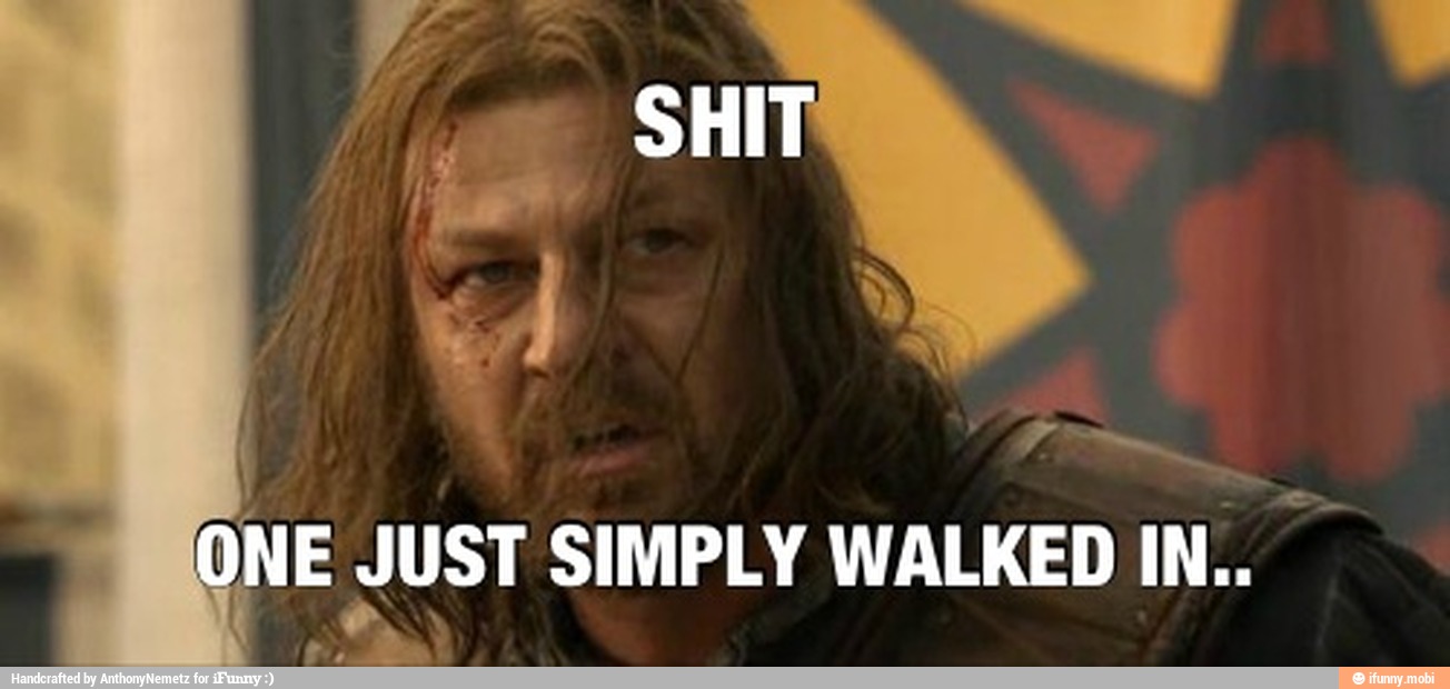 NE JUST SIMPLY WALKED
BS