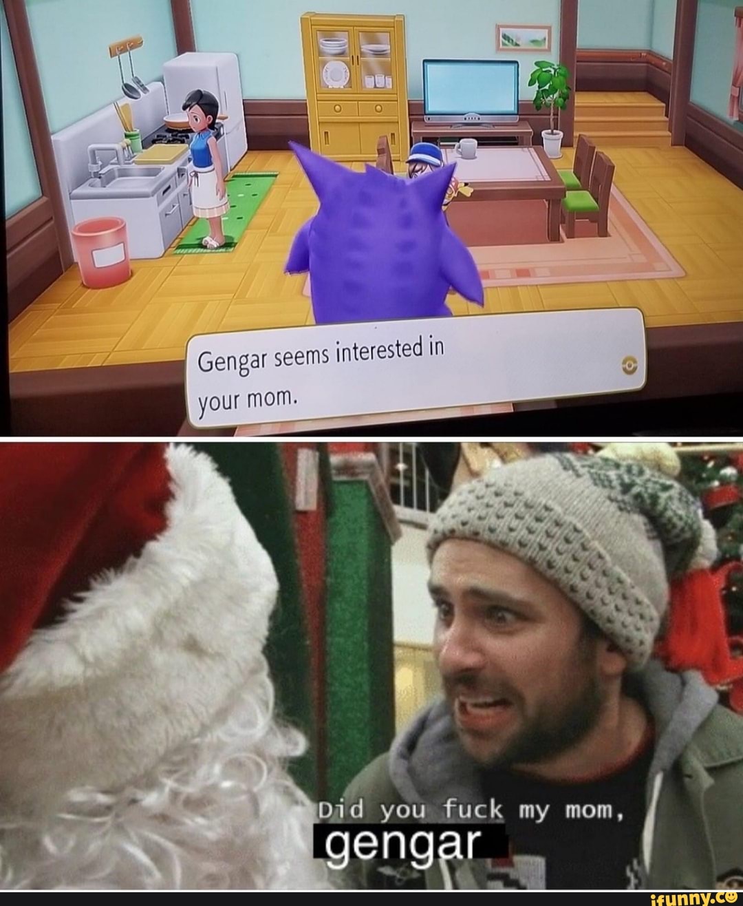 Gengar seems interested in your mom