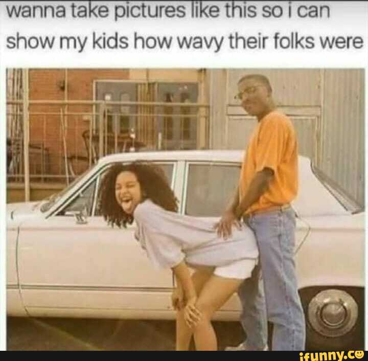 wanna take pictures like this so can show my kids how wavy their folks were