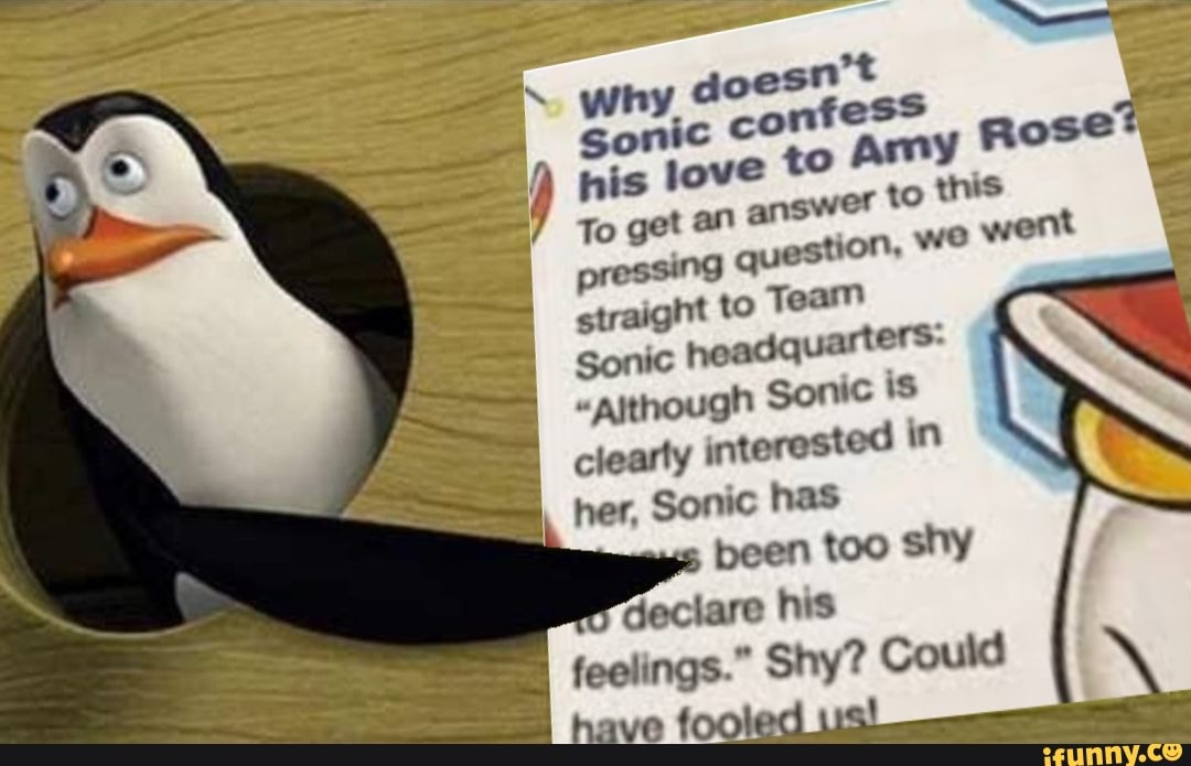 Sonamy memes. Best Collection of funny Sonamy pictures on iFunny