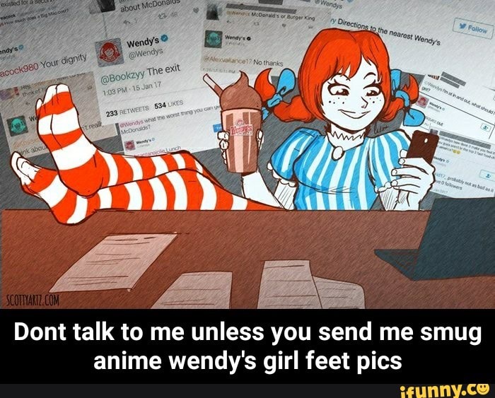 Wendys anime girl