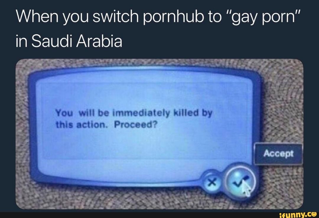 1080px x 739px - When you switch pornhub to â€œgay pornâ€ in Saudi Arabia ...