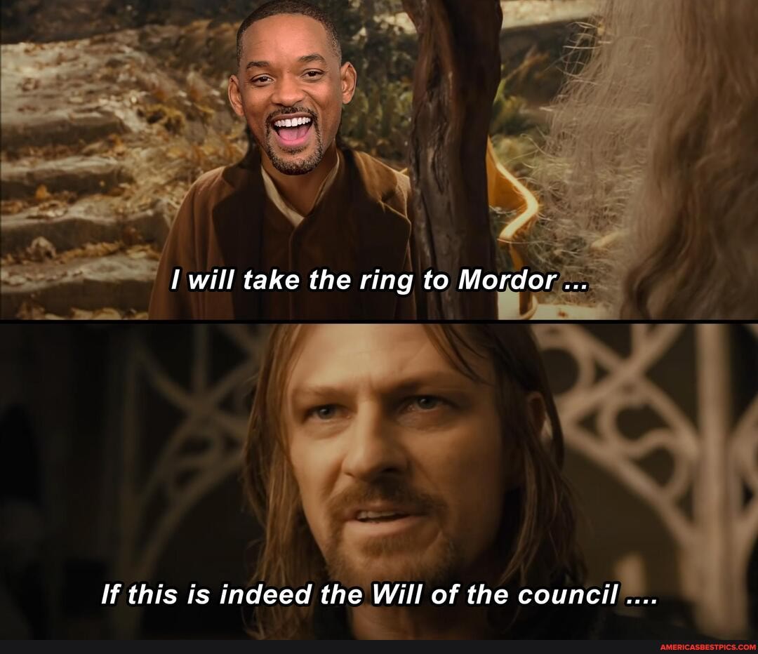 i will take the ring to mordor