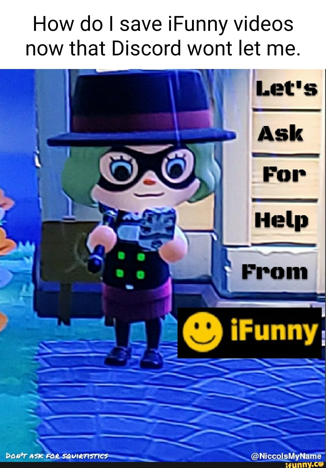 How do I save iFunny videos now that Discord wont let me. Let's Help