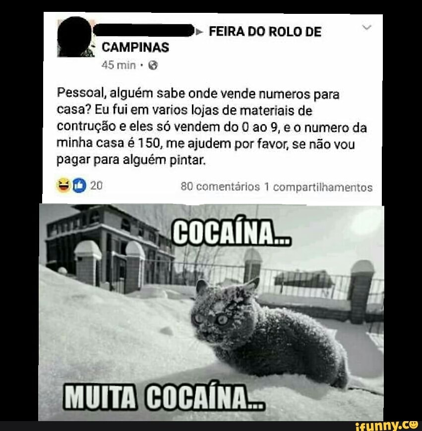 Pessoal, alguém sabe onde vende numeros para
casa? Eu fui em varios lojas de materiais de
contrução e eles só vendem do O ao 9, e o numero da
minha casa é 150, me ajudem por favor, se não vou
alguém pintar.
80 comentários 1
mentos