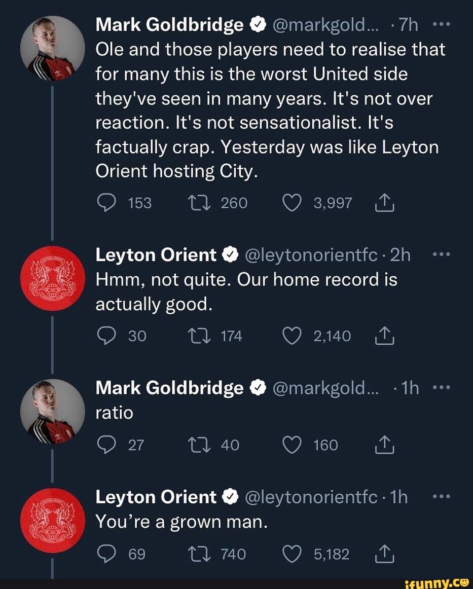 Mark Goldbridge markgold... Ole and those players need to realise